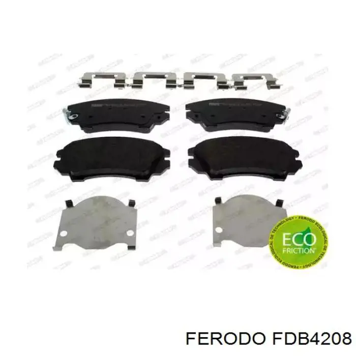 Pastillas freno delanteras Ferodo FDB4208 precio, desde 32,61 EUR