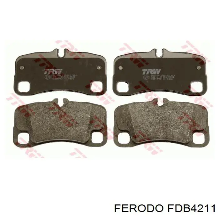 FDB4211 Ferodo pastillas de freno traseras