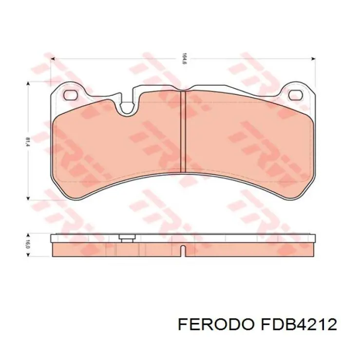 Pastillas freno delanteras Ferodo FDB4212 precio, desde 51,32 EUR