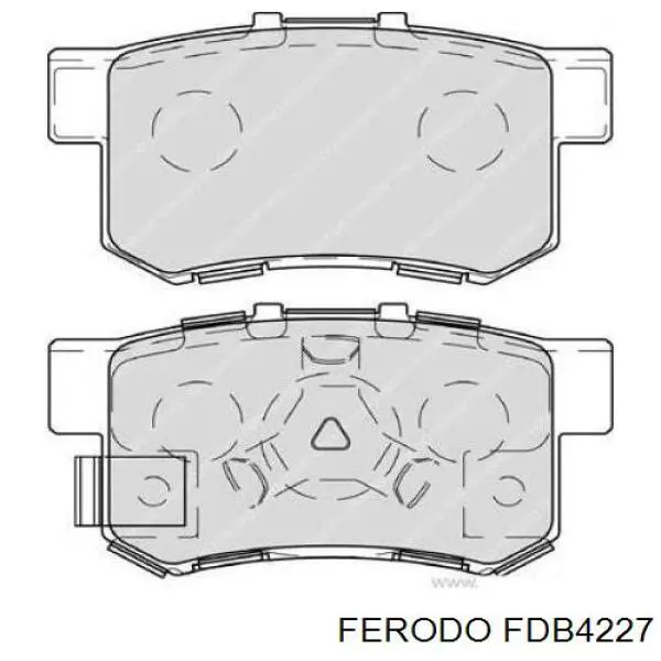 Pastillas traseras de freno Ferodo FDB4227 precio, desde 29,87 EUR