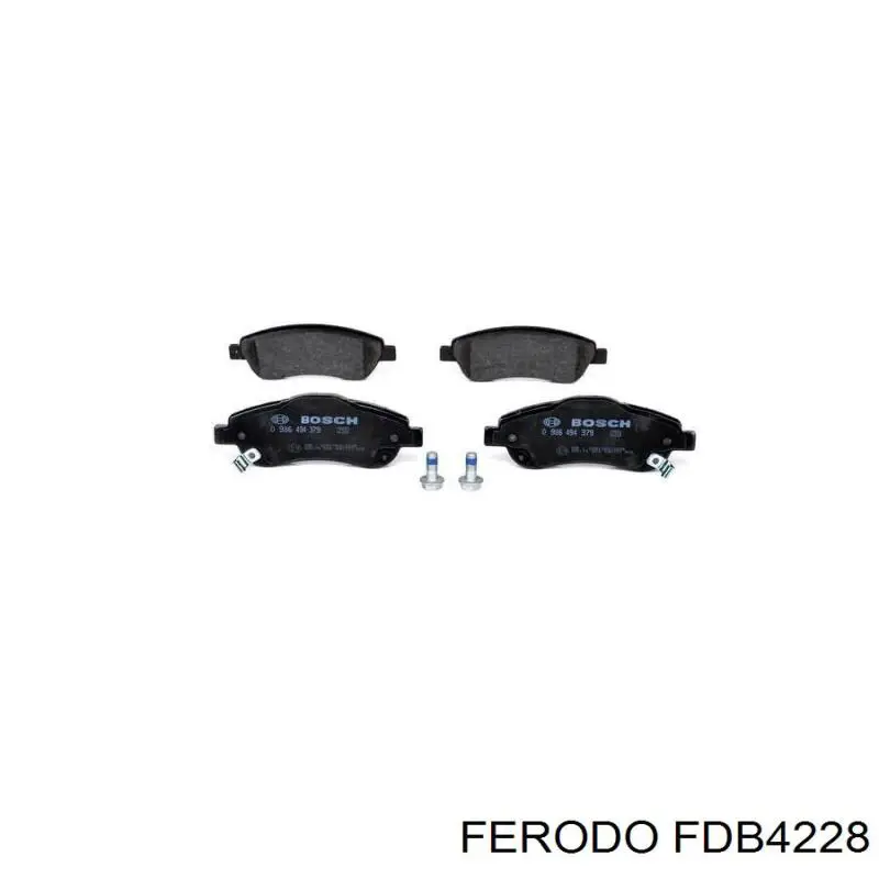 FDB4228 Ferodo Pastillas delanteras
