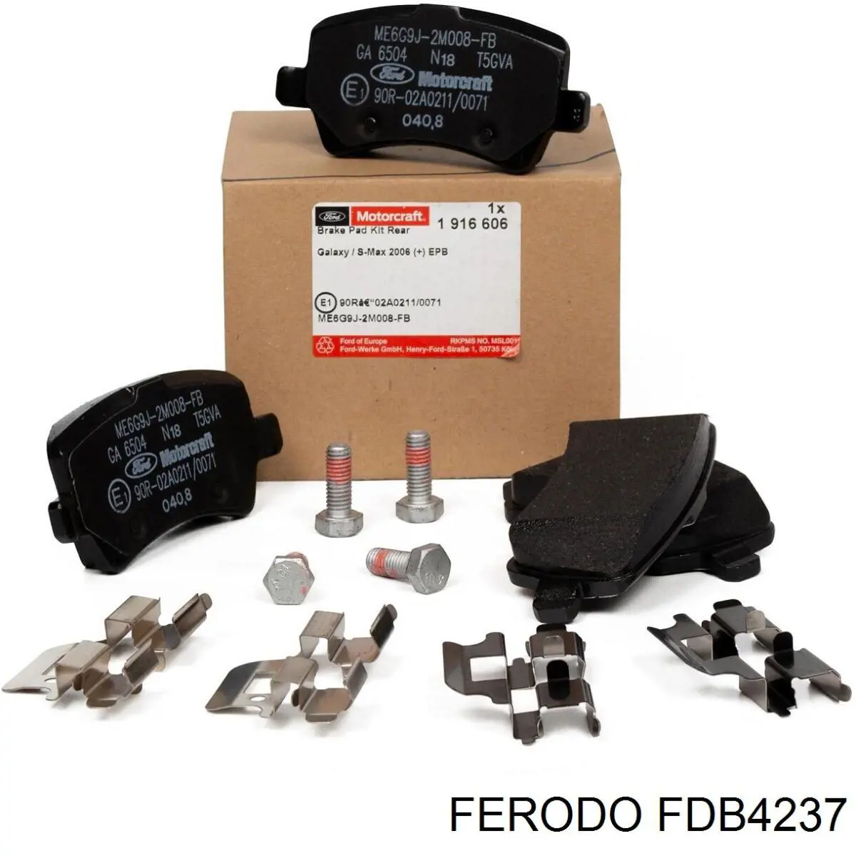 Pastillas de freno traseras FDB4237 Ferodo