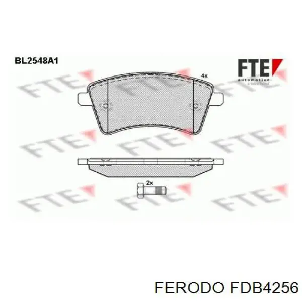 Comprar FDB4256 Ferodo Pastillas delanteras de freno