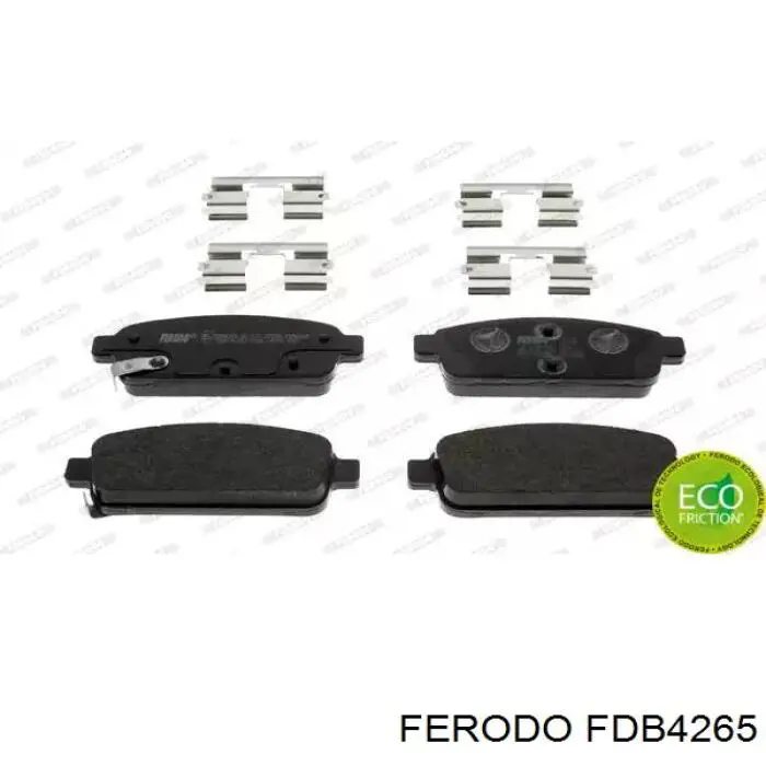 Comprar FDB4265 Ferodo Pastillas de freno traseras
