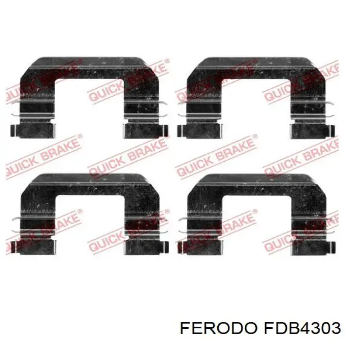 FDB4303 Ferodo pastillas de freno delanteras