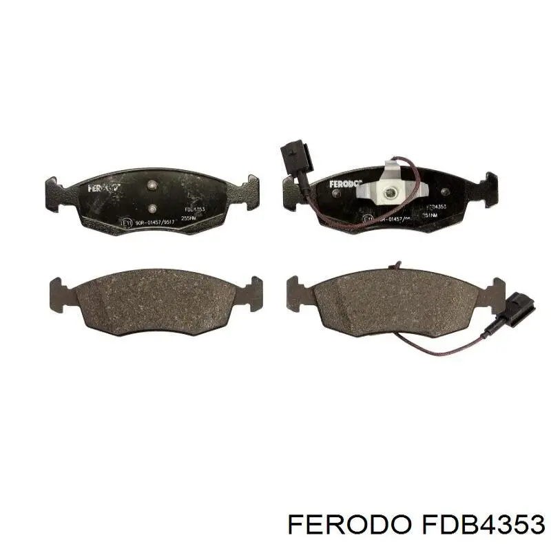 Comprar FDB4353 Ferodo Pastillas delanteras de freno