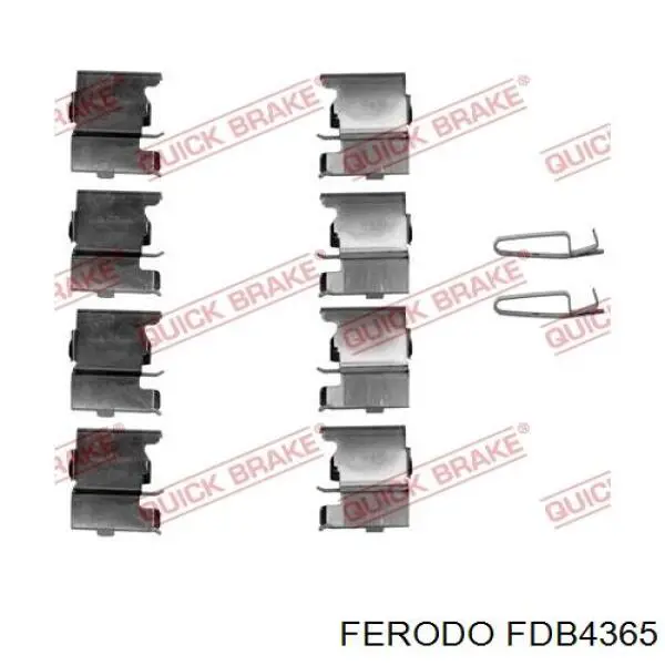 FDB4365 Ferodo Pastillas delanteras