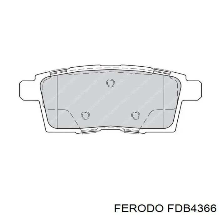 Pastillas traseras de freno Ferodo FDB4366 precio, desde 31,58 EUR