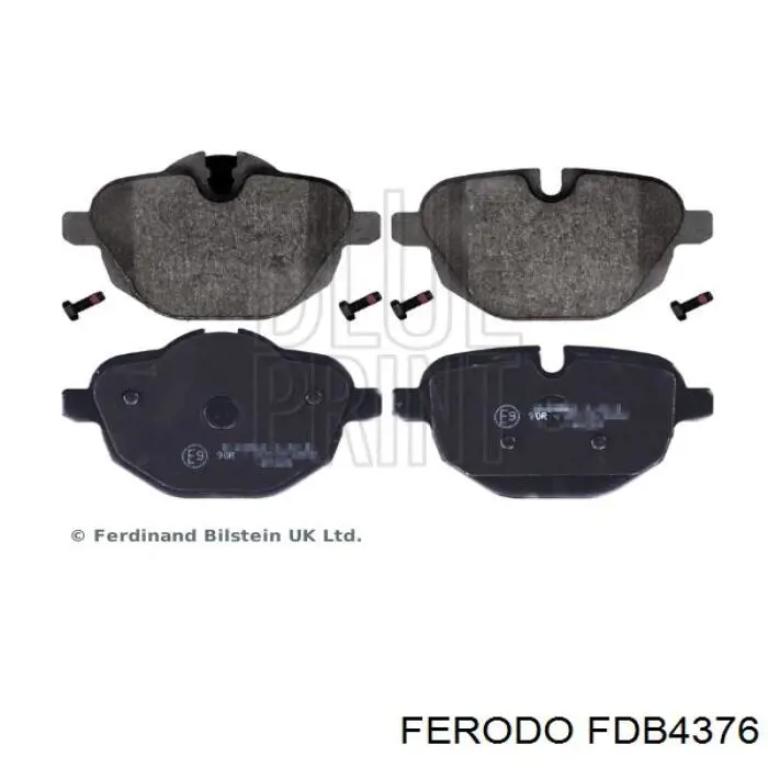 Pastillas de freno traseras FDB4376 Ferodo