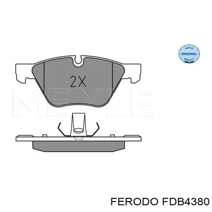 Pastillas de freno delanteras FERODO FDB4380