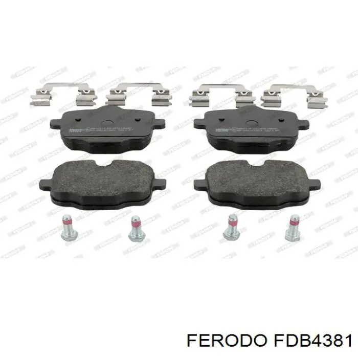 Comprar FDB4381 Ferodo Pastillas de freno traseras