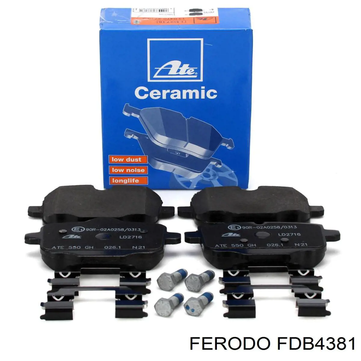 FDB4381 Ferodo Pastillas freno traseras