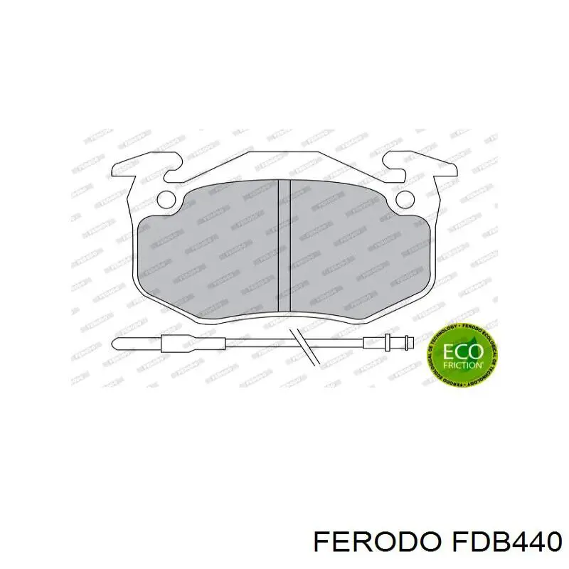 FDB440 Ferodo pastillas de freno delanteras