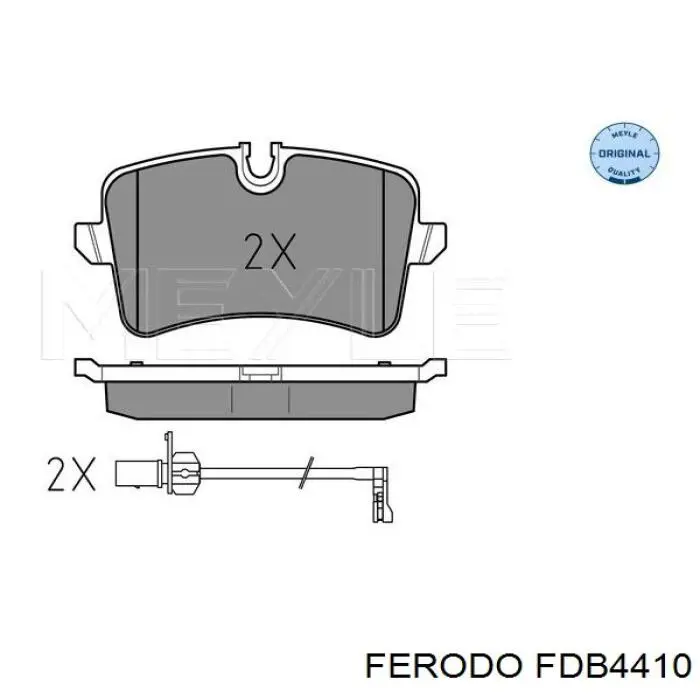 Pastillas traseras de freno Ferodo FDB4410 precio, desde 34,56 EUR