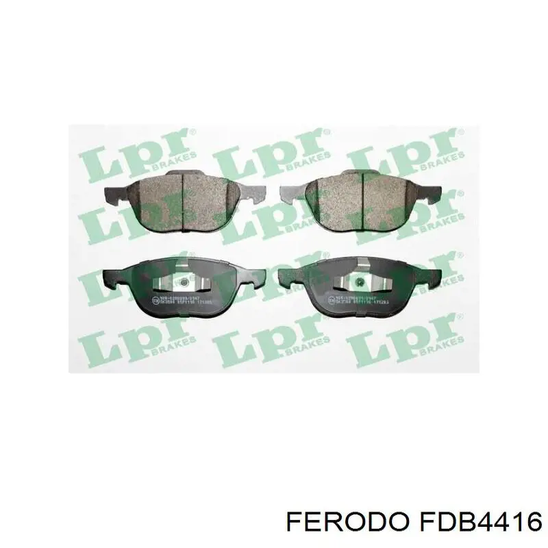 Pastillas de freno delanteras Ford Focus 3 CB8