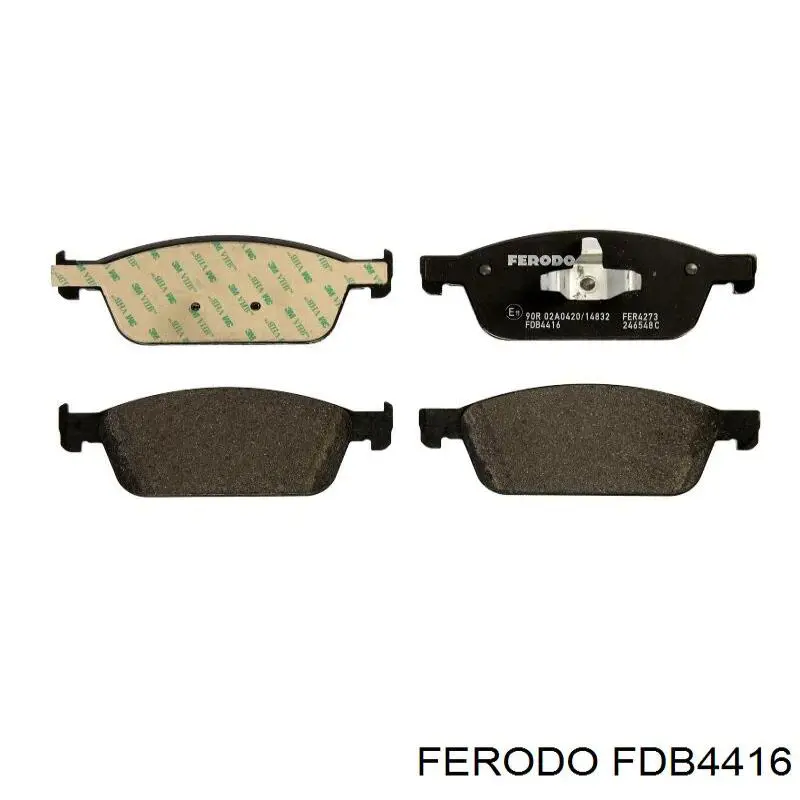 FDB4416 Ferodo pastillas de freno delanteras