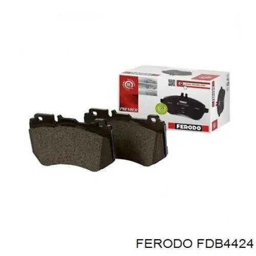 Pastillas de freno traseras FDB4424 Ferodo