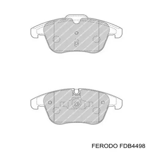 Pastilla de freno Ferodo FDB4498