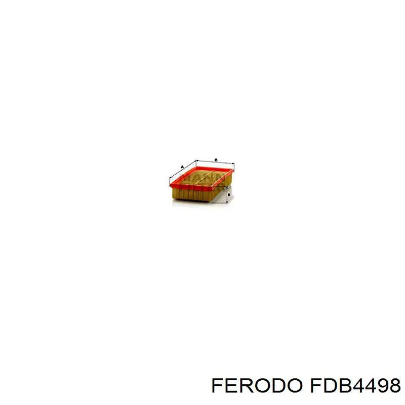 FDB4498 Ferodo pastillas de freno delanteras