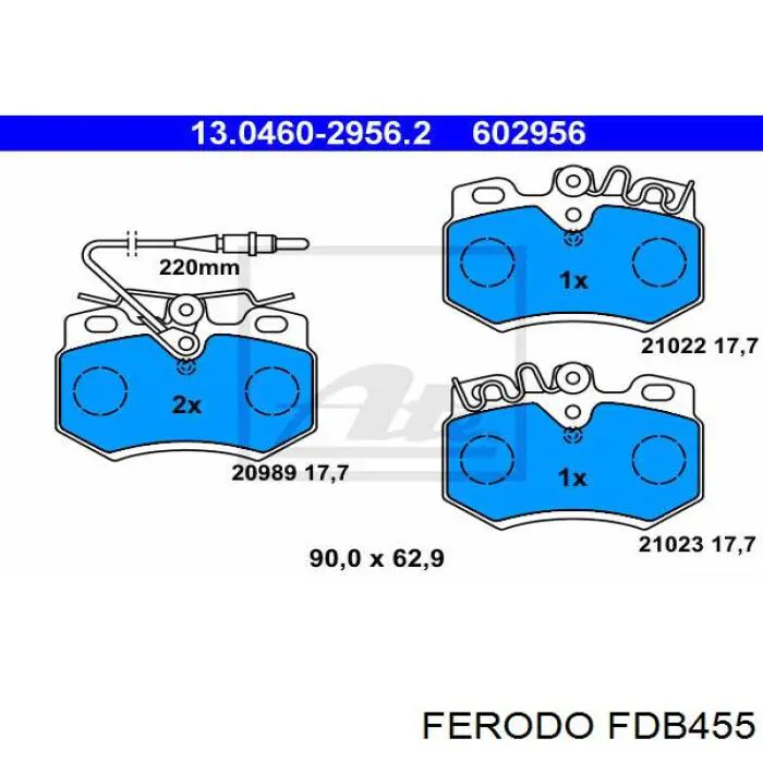 Pastillas freno delanteras Ferodo FDB455 precio, desde 18,05 EUR