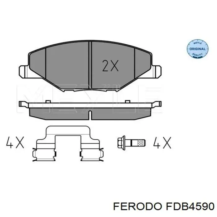 Pastillas freno delanteras Ferodo FDB4590 precio, desde 25,08 EUR