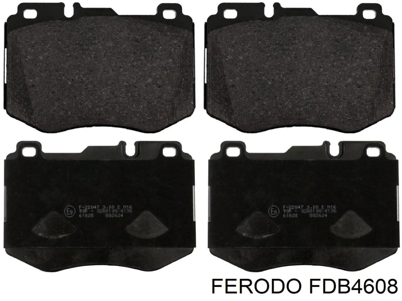 Pastillas de freno FDB4608 Ferodo