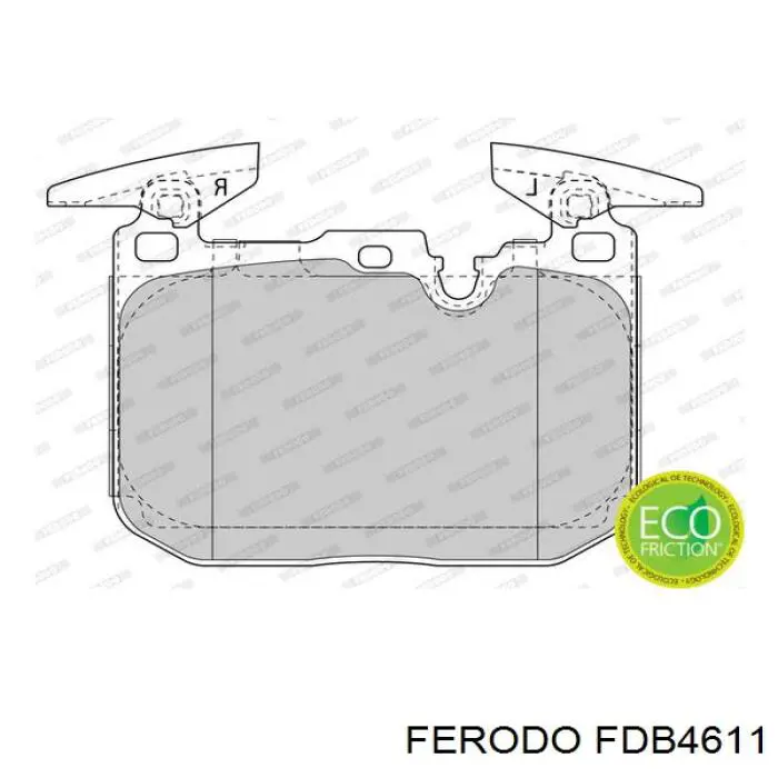 FDB4611 Ferodo pastillas de freno delanteras