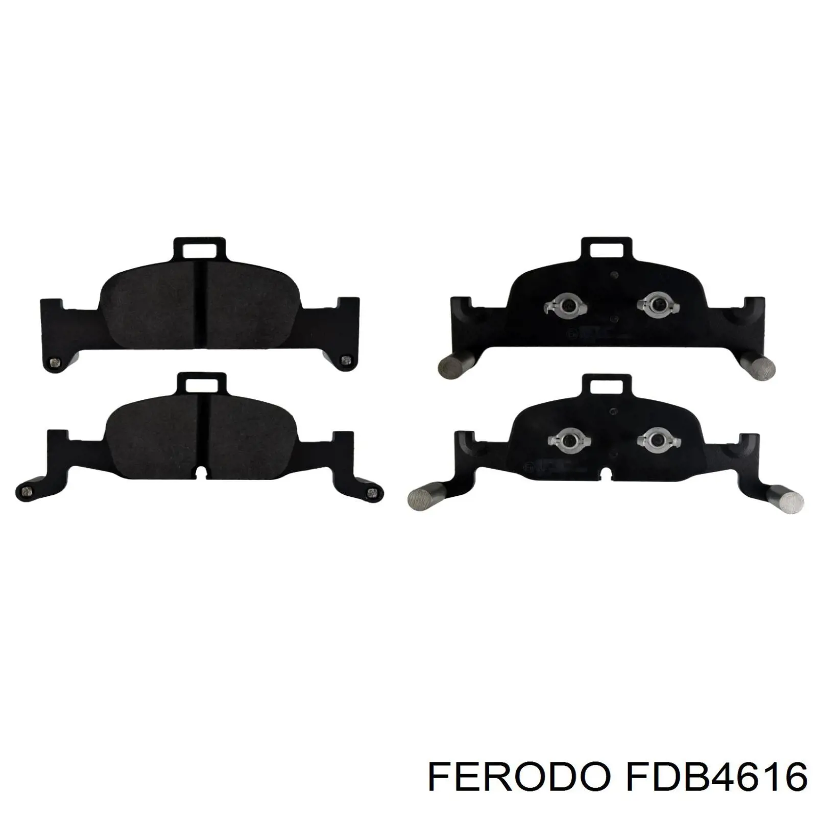 Pastillas de freno FDB4616 Ferodo