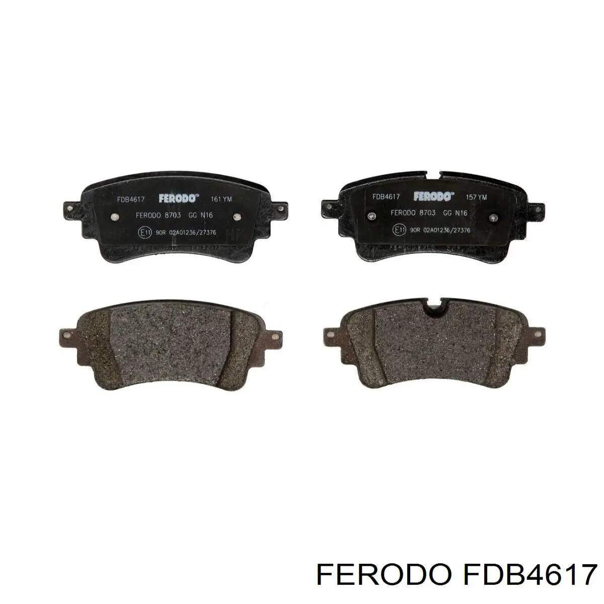 Pastillas traseras de freno Ferodo FDB4617 precio, desde 30,97 EUR