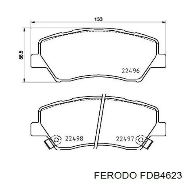 Comprar FDB4623 Ferodo Pastillas delanteras de freno