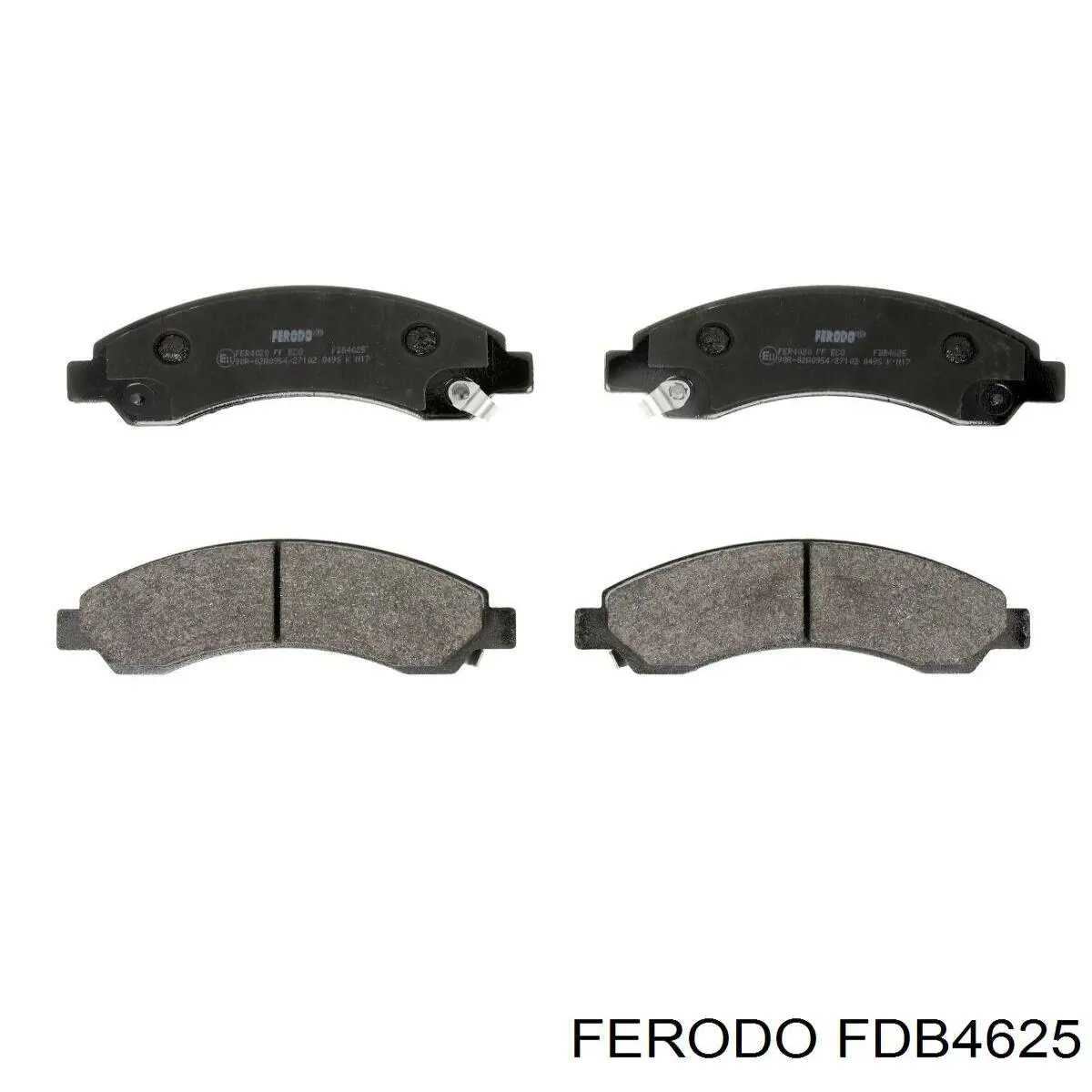 FDB4625 Ferodo Pastillas delanteras
