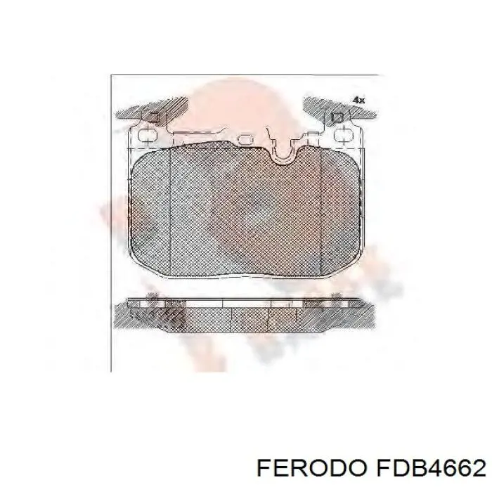 Pastillas freno delanteras Ferodo FDB4662 precio, desde 54,30 EUR