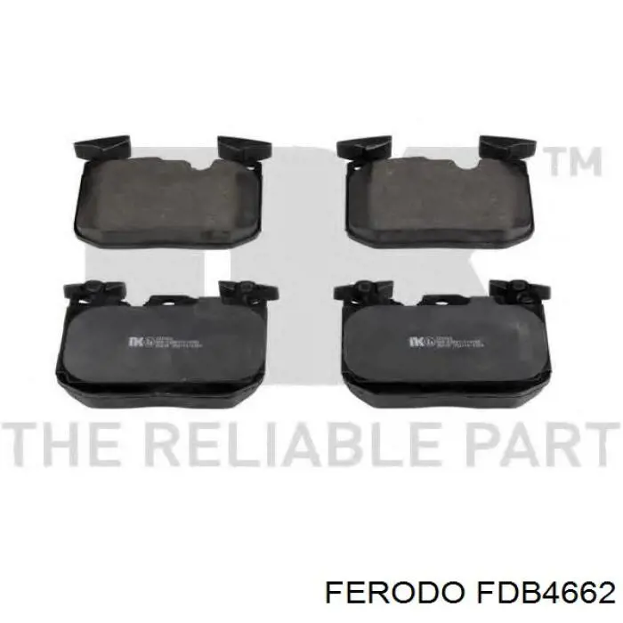 Pastillas de freno FDB4662 Ferodo