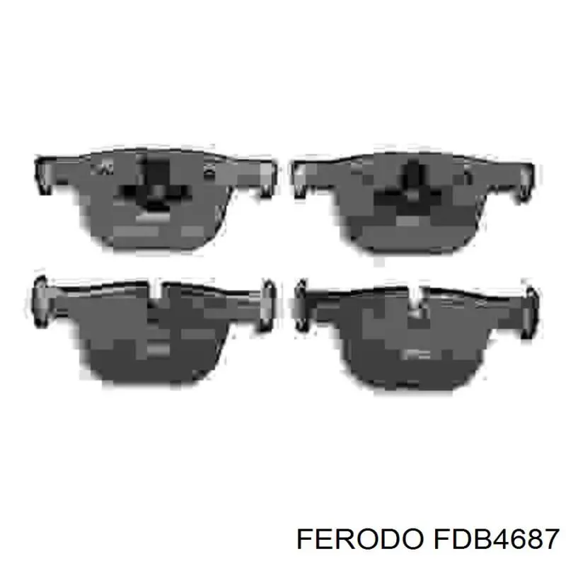 FDB4687 Ferodo pastillas de freno traseras