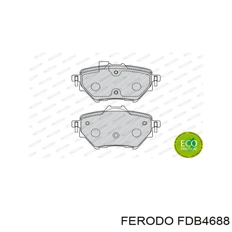 Pastillas de freno delanteras Ferodo FDB4688