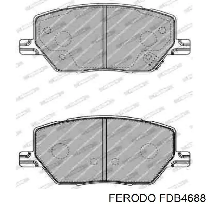 Pastillas freno delanteras Ferodo FDB4688 precio, desde 28,14 EUR