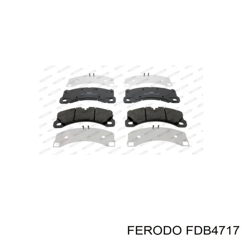 FDB4717 Ferodo pastillas de freno delanteras