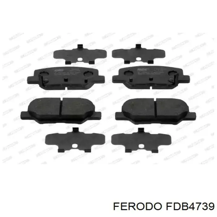 Comprar FDB4739 Ferodo Pastillas de freno traseras