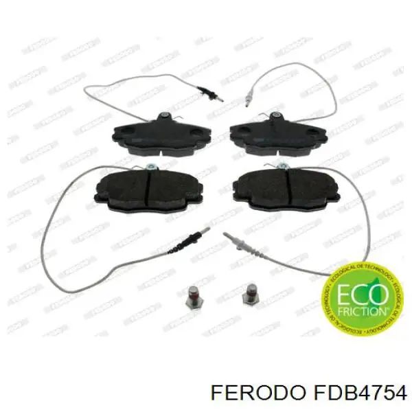 FDB4754 Ferodo pastillas de freno delanteras