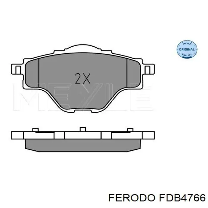 Comprar FDB4766 Ferodo Pastillas de freno traseras