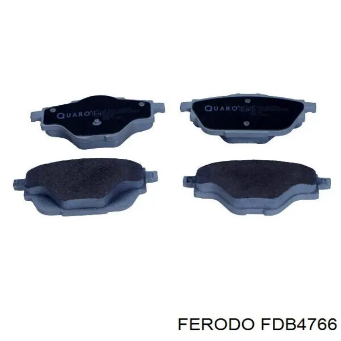 Pastillas de freno traseras FDB4766 Ferodo