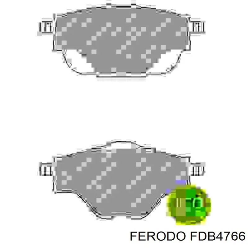 FDB4766 Ferodo pastillas de freno traseras