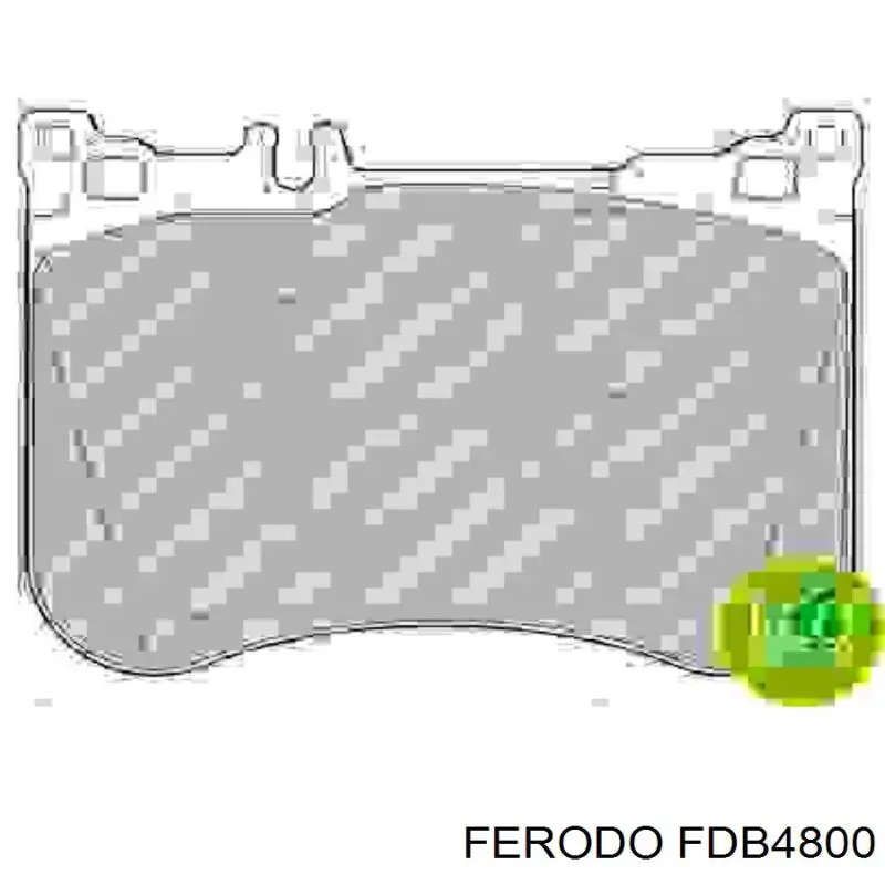 FDB4800 Ferodo pastillas de freno delanteras