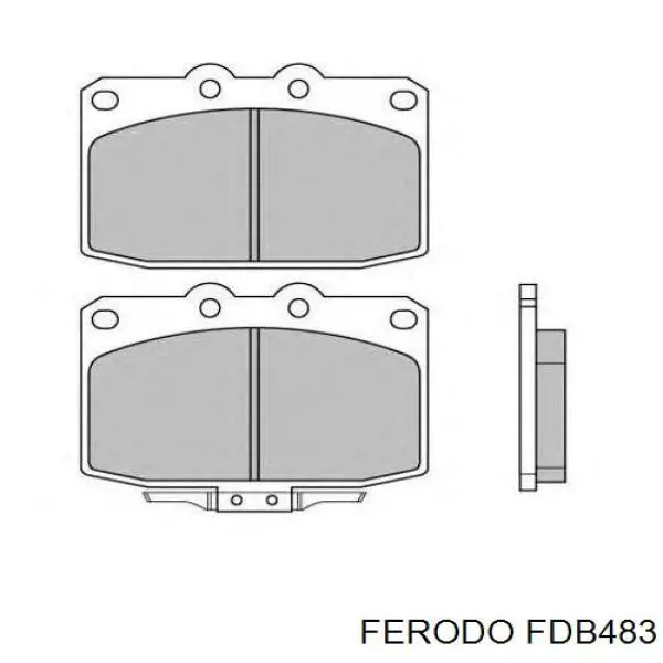 FDB483 Ferodo pastillas de freno delanteras