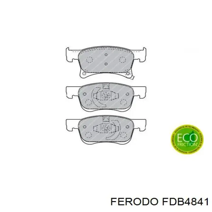 FDB4841 Ferodo pastillas de freno delanteras