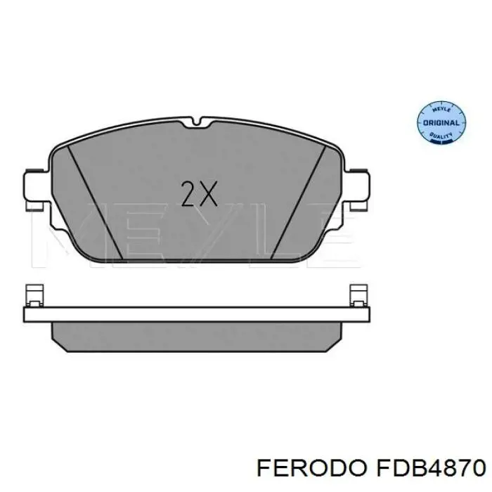 Pastillas de freno delanteras Ferodo FDB4870