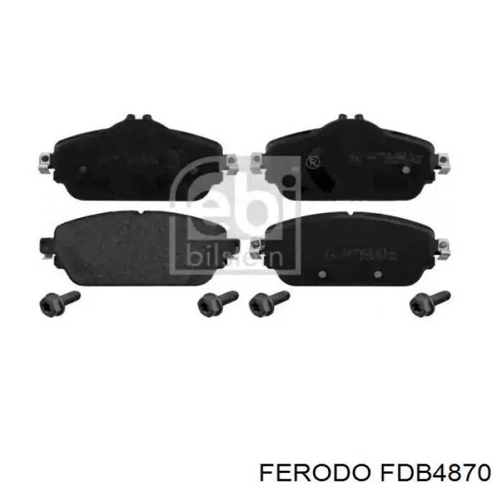 Pastillas freno delanteras Ferodo FDB4870 precio, desde 35,48 EUR