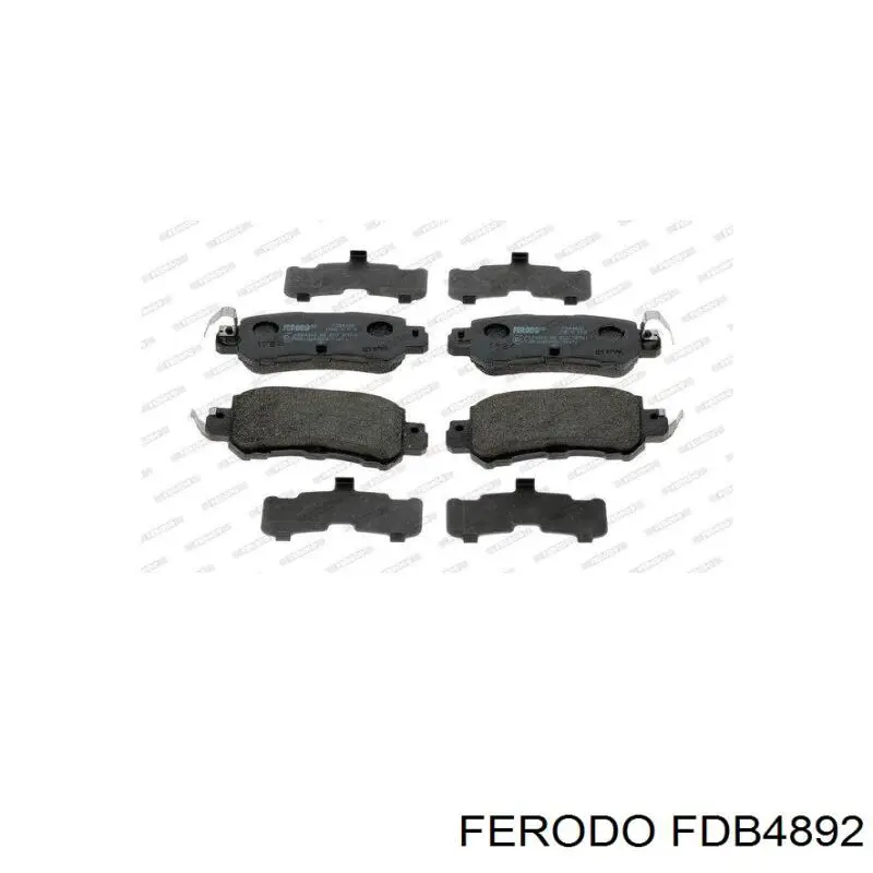 Comprar FDB4892 Ferodo Pastillas de freno traseras