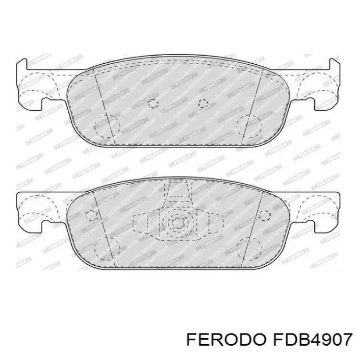 Pastillas de freno BPD1035 Jurid/Bendix