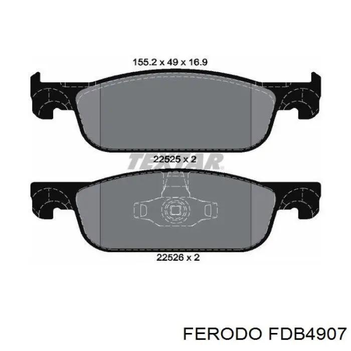 Comprar FDB4907 Ferodo Pastillas delanteras de freno
